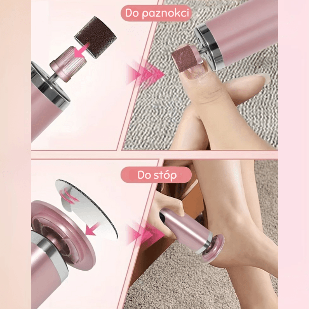 SoftFoot pilnik-elektryczny do stóp/paznokci 30-ściernych-krążków gratis ✨